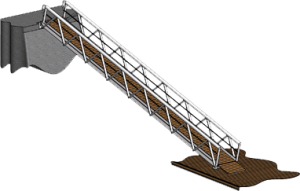 Aluminium loopbrug