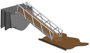 Aluminium loopbrug